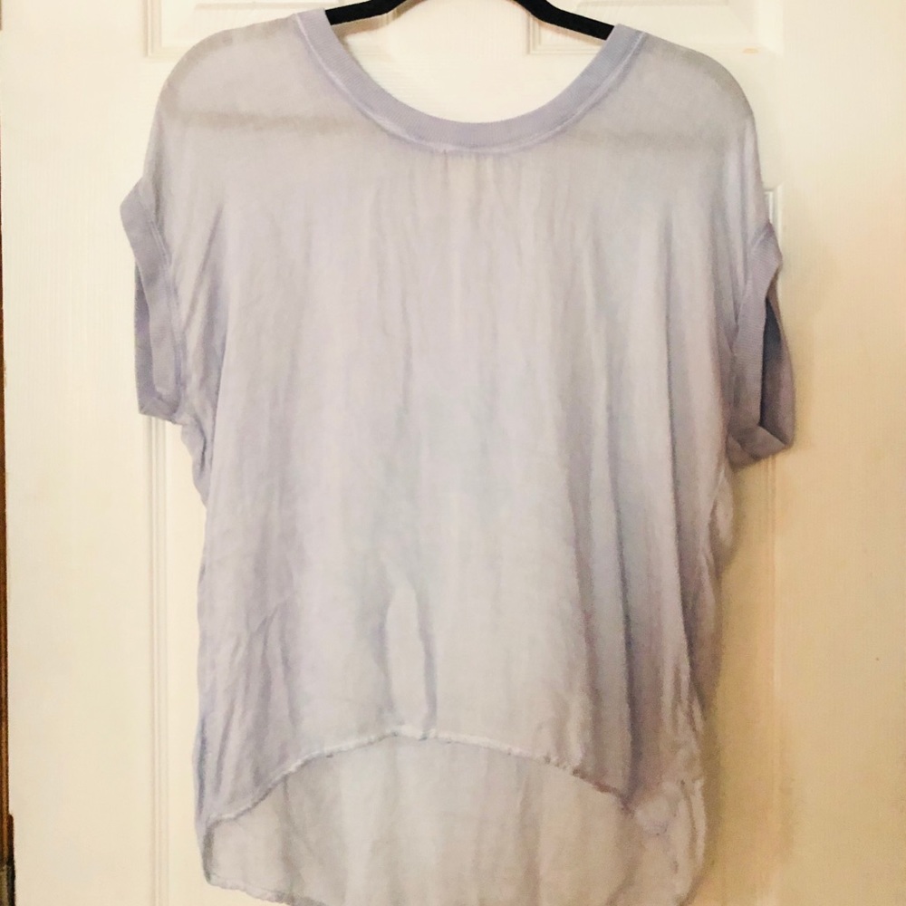 Pale Blue T-shirt “🌺”